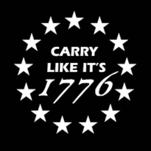 Other - Vinyl Decal for Window - Carry Like It's 1776